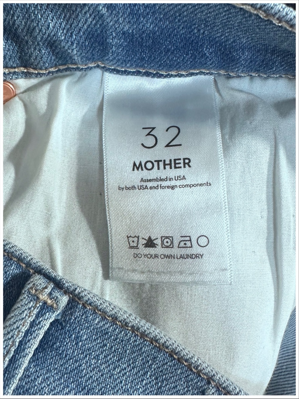 Mother The Kick It High Waist Jeans in Tarot Time NWT | Size 32 | Item #3507 - Picture 11 of 12